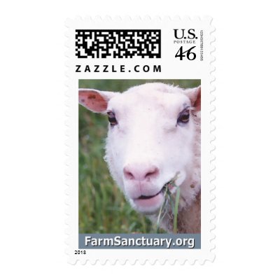 Thelma the Sheep Postage by FarmSanctuary