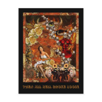 Then All Hell Broke Loose Postcard