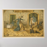 Then Let it be the Kiss of Death' Vintage Theater Poster