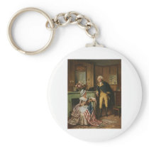 Then Now and Forever, Percy Moran, c1908 Keychains