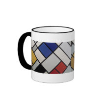 Theo van Doesburg Contra-Composition XVI mugs by MyOtherPlanet Theo van Doesburg Contra-Composition XVI mugs