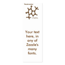 Theobromine Bookmark (business card)