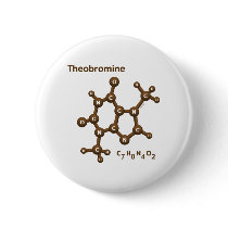 Theobromine Pinback Button