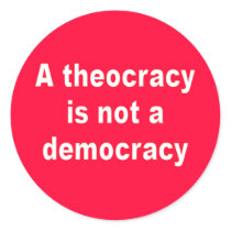 Theocracy stickers