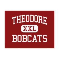 Theodore - Bobcats - High - Theodore Alabama postcards