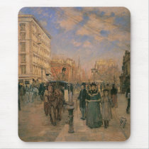 Theodore Robinson, Fifth Avenue at Madison Square Mouse Pad