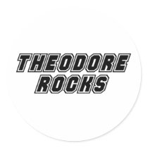 Theodore Rocks stickers
