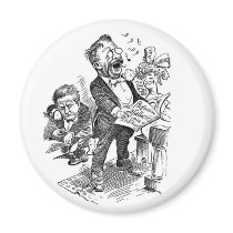 Theodore Roosevelt 1912 Political Cartoon magnets