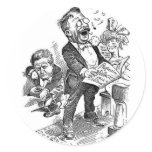 Theodore Roosevelt 1912 Political Cartoon Sticker
