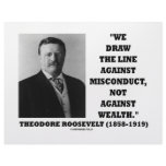 Theodore Roosevelt Against Misconduct Not Wealth Letterhead