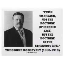 Theodore Roosevelt Doctrine Strenuous Life letterhead by unfinishedpolis Theodore Roosevelt Doctrine Strenuous Life letterhead