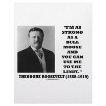Theodore Roosevelt I'm As Strong As A Bull Moose letterhead by unfinishedpolis Theodore Roosevelt I'm As Strong As A Bull Moose letterhead
