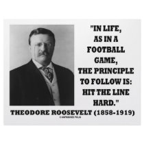Theodore Roosevelt Life Football Game Hit Line letterhead by unfinishedpolis Theodore Roosevelt Life Football Game Hit Line letterhead