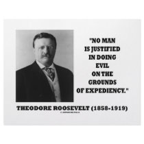 Theodore Roosevelt No Man Justified In Doing Evil letterhead by unfinishedpolis Theodore Roosevelt No Man Justified In Doing Evil letterhead