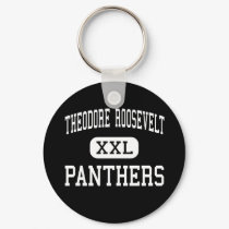 Theodore Roosevelt - Panthers - High - Gary keychains by customteamsportswear Theodore Roosevelt - Panthers - High - Gary keychains