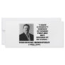 Theodore Roosevelt Perfect Horror Words Deeds Custom Rack Cards