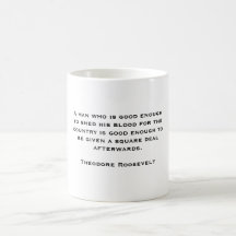 Theodore Roosevelt Quotes 2 Mugs