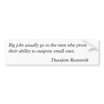 Theodore Roosevelt Quotes 9 bumper stickers