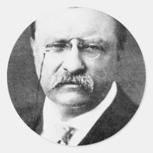 Theodore Roosevelt Round Sticker