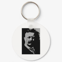 Theodore Roosevelt  silhouette keychains