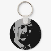 Theodore Roosevelt  silhouette keychains