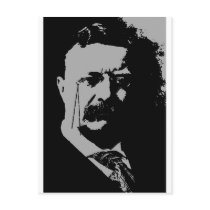 Theodore Roosevelt  silhouette postcards