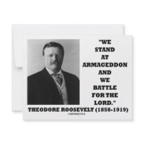 Theodore Roosevelt Stand At Armageddon Battle Lord invitations by unfinishedpolis Theodore Roosevelt Stand At Armageddon Battle Lord invitations