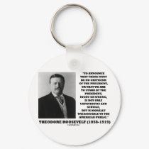 Theodore Roosevelt Treasonable American Public keychains