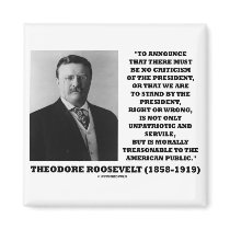 Theodore Roosevelt Treasonable American Public magnets