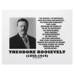 Theodore Roosevelt Waste Destroy Natural Resources Letterhead Template