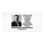 Theodore Roosevelt Waste Destroy Natural Resources photo cards