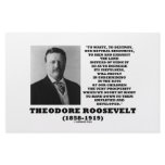 Theodore Roosevelt Waste Destroy Natural Resources Custom Stationery