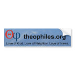 theophiles.org blue bumper sticker
