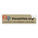 theophiles.org tan bumper sticker