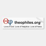 theophiles.org white bumper sticker
