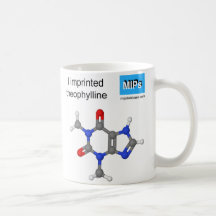 theophylline template mug ball and stick