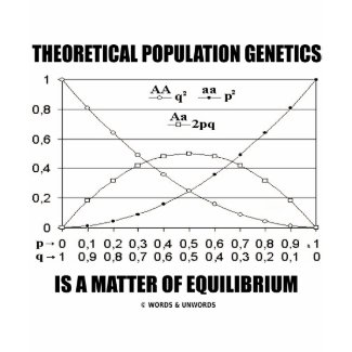 Theoretical Population Genetics Matter Equilibrium shirt