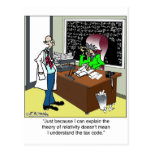 Theory of Relativity & The Tax Code Post Card