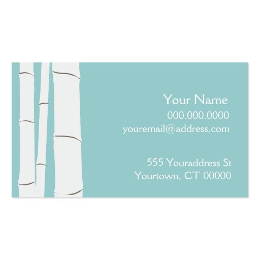 Therapist Business Card (back side)
