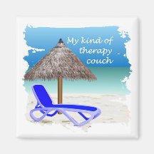 Therapy Couch Fridge Magnets