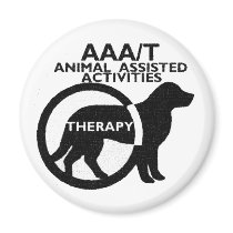 THERAPY DOG ANIMAL ASSISTED ACTIVITIES magnets by Sofia_Youshi THERAPY DOG ANIMAL ASSISTED ACTIVITIES magnets