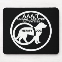 THERAPY DOG ANIMAL ASSISTED ACTIVITIES MOUSE MAT