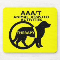 THERAPY DOG ANIMAL ASSISTED ACTIVITIES MOUSE PADS