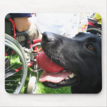 THERAPY DOG LABRADOR PHOTO MOUSE MAT