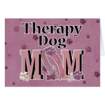 Therapy Dog MOM Card