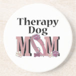 Therapy Dog MOM Coaster