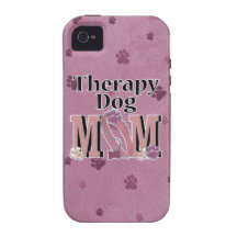 Therapy Dog MOM iPhone 4 Cover
