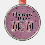 Therapy Dog MOM Ornaments