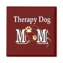 Therapy Dog Owners Gifts magnets by DogsByDezign Therapy Dog Owners Gifts magnets