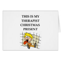 therapy gift greeting card